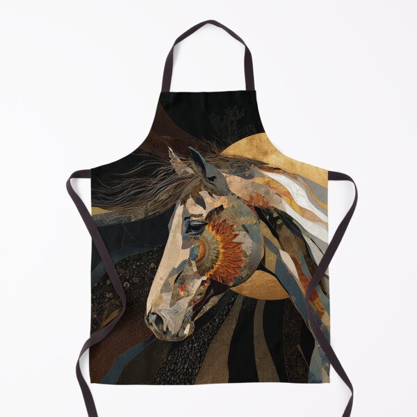 Item preview, Golden Sunflower Celestial Horse Portrait designed and sold by bubblegoth.