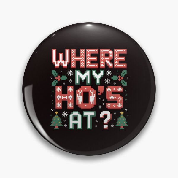 Item preview, Santa Phrase Twist – Where My Ho’s At Ho Matching Couple designed and sold by Redgiant87x.