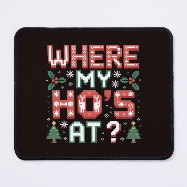 Item preview, Santa Phrase Twist – Where My Ho’s At Ho Matching Couple designed and sold by Redgiant87x.