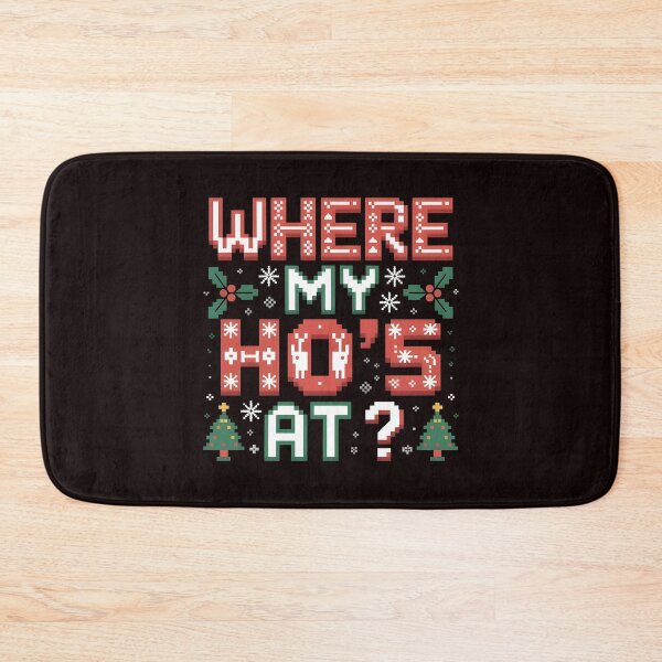Item preview, Santa Phrase Twist – Where My Ho’s At Ho Matching Couple designed and sold by Redgiant87x.