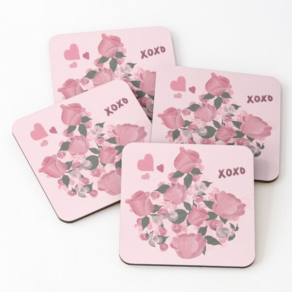 Item preview, Rose Pink Petal Portrait Pop xoxo designed and sold by the3bears.