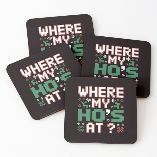 Item preview, Where My Ho’s At Ho – Fun Xmas Couples Gift Idea designed and sold by Redgiant87x.