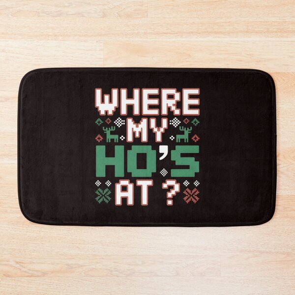 Item preview, Where My Ho’s At Ho – Fun Xmas Couples Gift Idea designed and sold by Redgiant87x.
