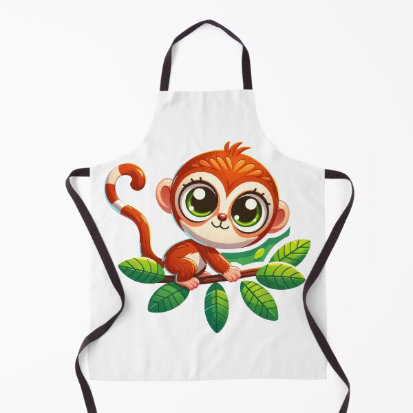 Item preview, Cute Squirrel Monkey Sticker – Adorable Jungle Monkey Illustration designed and sold by LunaPixelStudio.