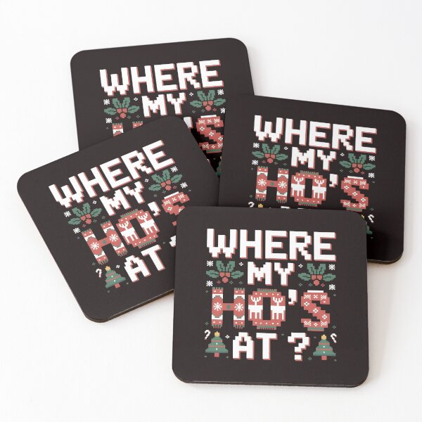 Item preview, Funny Santa Couples Design – Where My Ho’s At designed and sold by Redgiant87x.