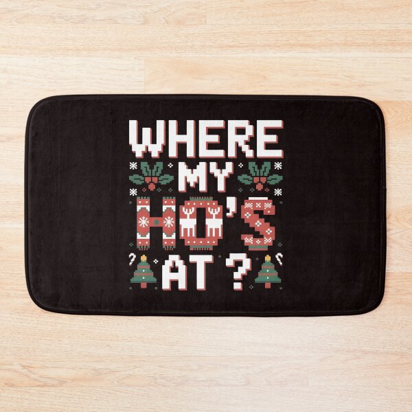 Item preview, Funny Santa Couples Design – Where My Ho’s At designed and sold by Redgiant87x.