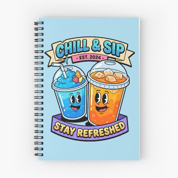 Item preview, Chill & Sip: The Refreshing Duo designed and sold by AwesomeBeyondLimits.