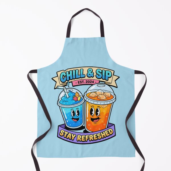 Item preview, Chill & Sip: The Refreshing Duo designed and sold by AwesomeBeyondLimits.