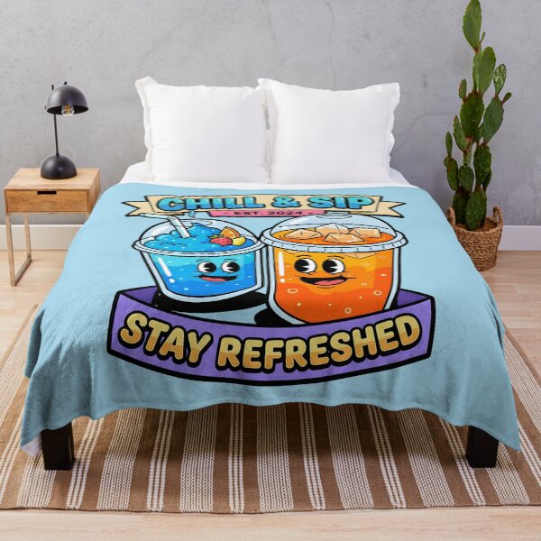 Item preview, Chill & Sip: The Refreshing Duo designed and sold by AwesomeBeyondLimits.
