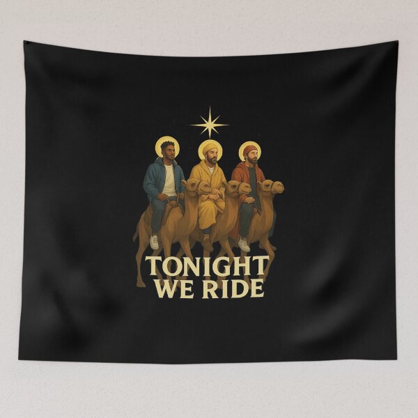 Item preview, Tonight We Ride – Modern Three Kings Christmas Design  designed and sold by getpressedshirt.