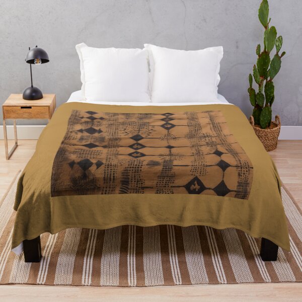 Item preview, Rustic Diamond Block Print Pattern designed and sold by NeowallsCo.