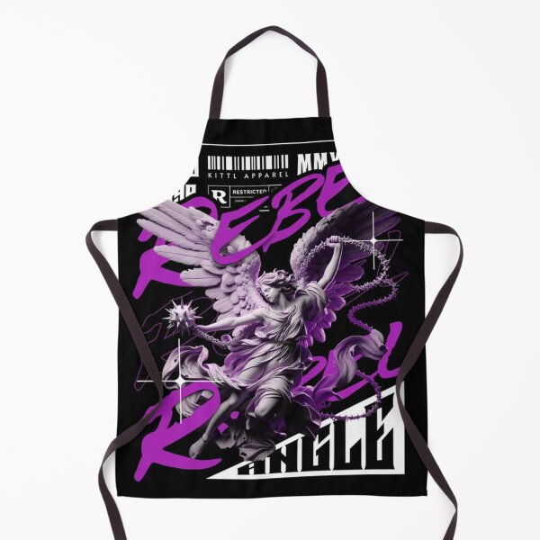 Item preview, purple neon angel print designed and sold by AitherArt.