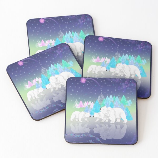 Item preview, Polar Bears in Icy Lands designed and sold by nocturne-design.