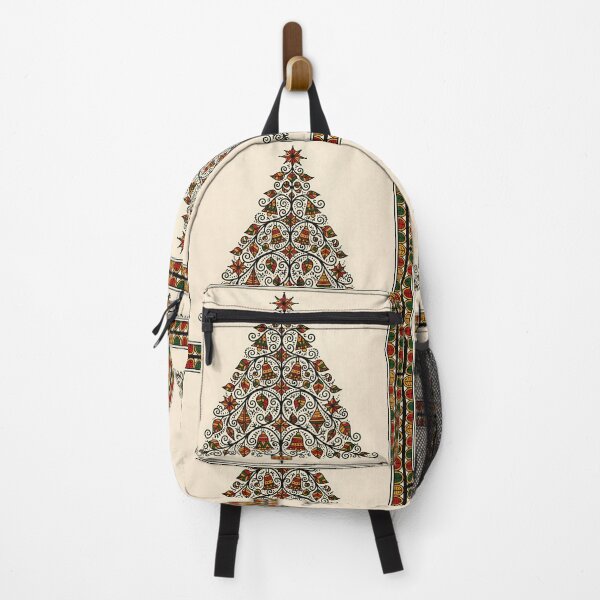 Item preview, “Madhubani-Inspired Festive Christmas Tree” designed and sold by digisetumedia.