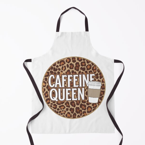 Item preview, Caffeine Queen Leopard Print Coffee Cup – Trendy Coffee Lover Design designed and sold by Lulunza.