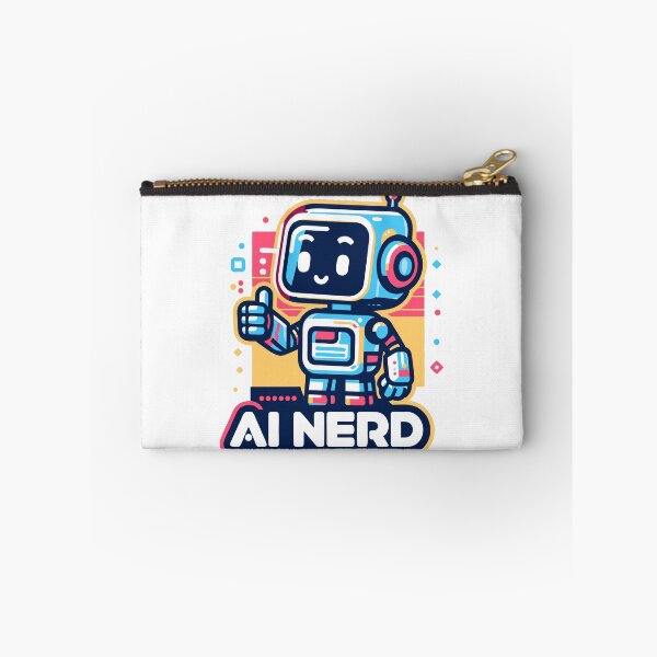Item preview, AI Nerd Retro Bot designed and sold by ArtEmotionsImages.