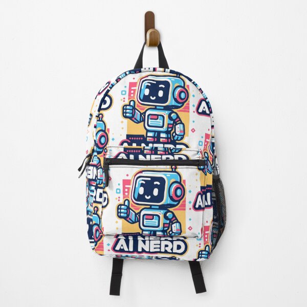 Item preview, AI Nerd Retro Bot designed and sold by ArtEmotionsImages.