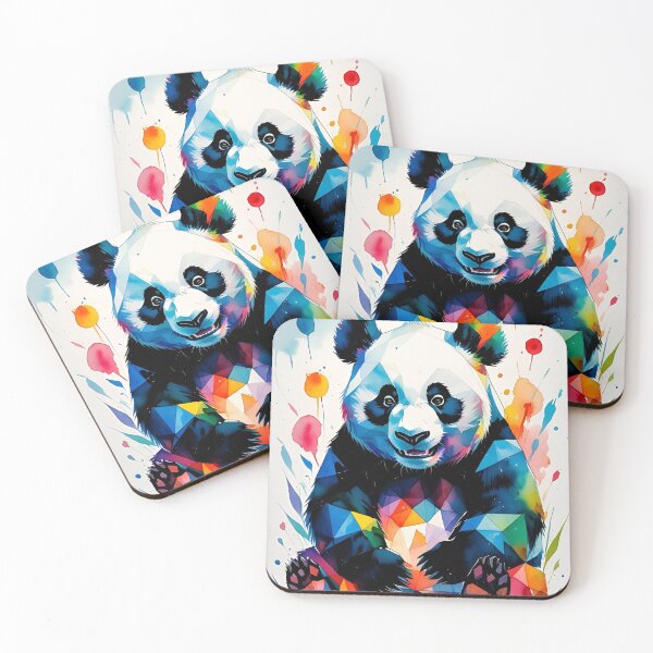 Item preview, Watercolor Panda Design designed and sold by GOLDENGARDENART.