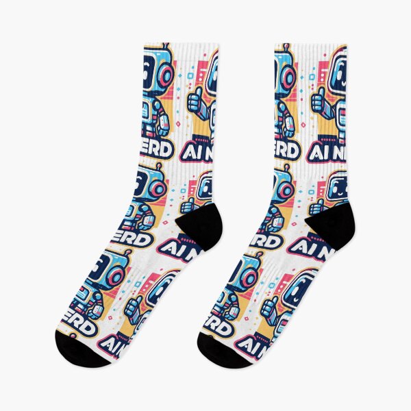 Item preview, AI Nerd Retro Bot designed and sold by ArtEmotionsImages.