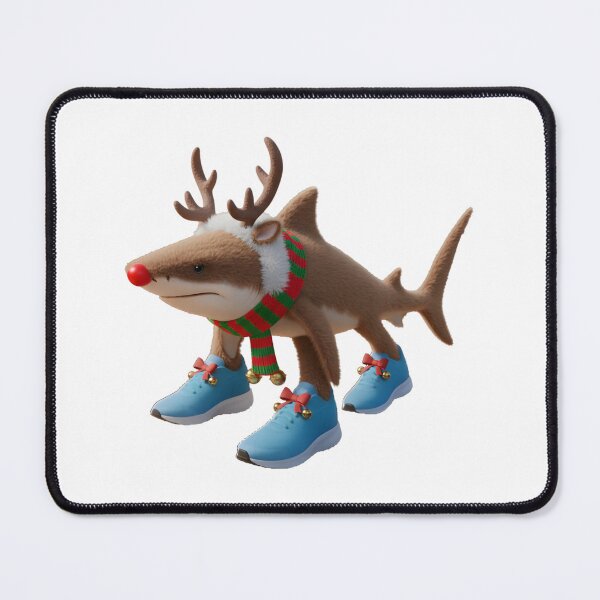 Item preview, Reindeer Shark in Sneakers-Absurd Christmas 3D Heroes: The Brainrot & Sneaker Collection designed and sold by Krasnovaovaova.