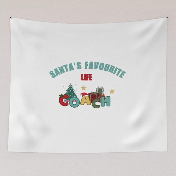 Item preview, Santa's Favourite Life Coach designed and sold by DixieGirlStudio.