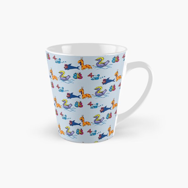 Item preview, Simple Purple Tulip Doodle Seamless Pattern - Spring Blue Sky Print designed and sold by NgernPhanLan.