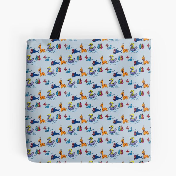 Item preview, Simple Purple Tulip Doodle Seamless Pattern - Spring Blue Sky Print designed and sold by NgernPhanLan.