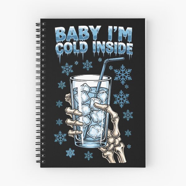 Item preview, Baby I'm Cold Inside Iced Coffee Heart Skeleton Christmas designed and sold by BakeryDozen.