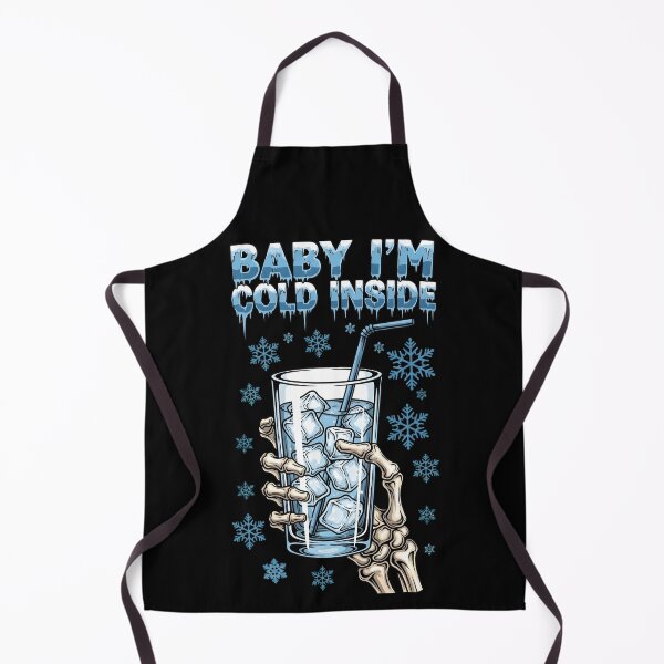 Item preview, Baby I'm Cold Inside Iced Coffee Heart Skeleton Christmas designed and sold by BakeryDozen.