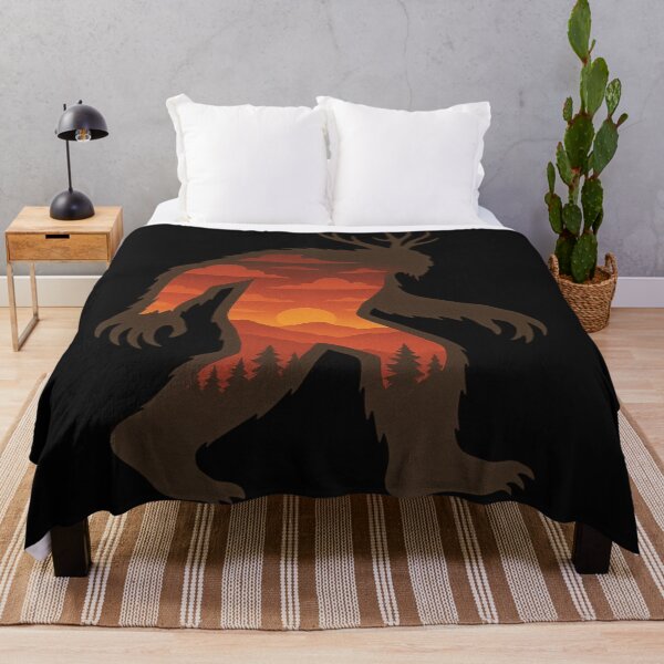 Item preview, Wendigo Sunset Silhouette Art designed and sold by Planetporridge.