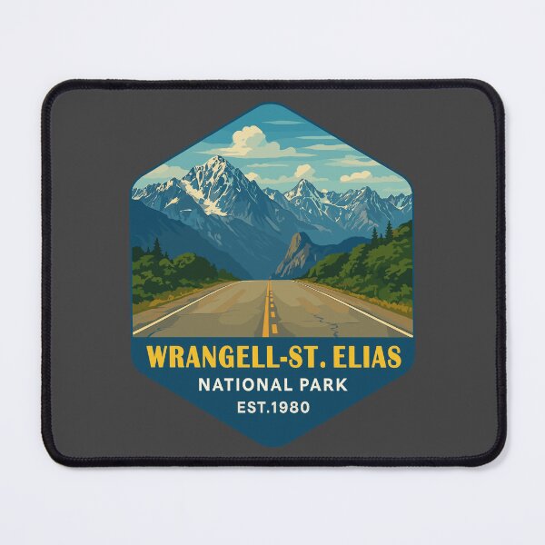 Item preview, Wrangell–St. Elias Alaska Mountain Sticker designed and sold by Ismeal Von.