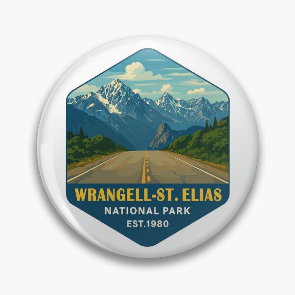 Item preview, Wrangell–St. Elias Alaska Mountain Sticker designed and sold by Ismeal Von.
