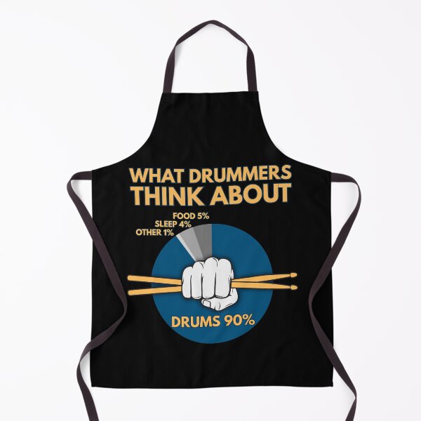 Item preview, What Drummers Think About | Funny Drum Pie Chart designed and sold by PROPera-design.