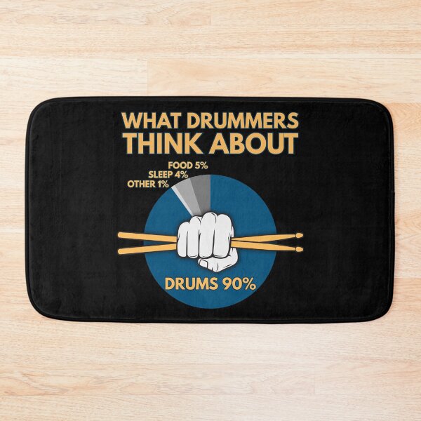 Item preview, What Drummers Think About | Funny Drum Pie Chart designed and sold by PROPera-design.