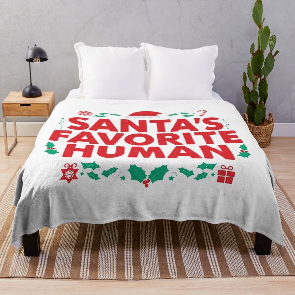 Item preview, SANTA’S FAVORITE HUMAN – Cute Funny Christmas T-Shirt Design designed and sold by Graphic Therapist.