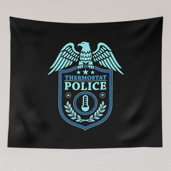 Item preview, Thermostat Police Badge designed and sold by sachpica.