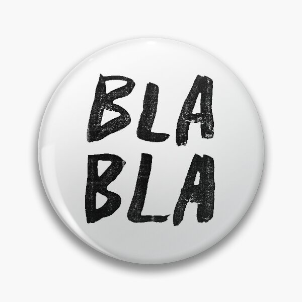 Item preview, Black Chalk Distressed BLA BLA Graphic designed and sold by meepmeep52.