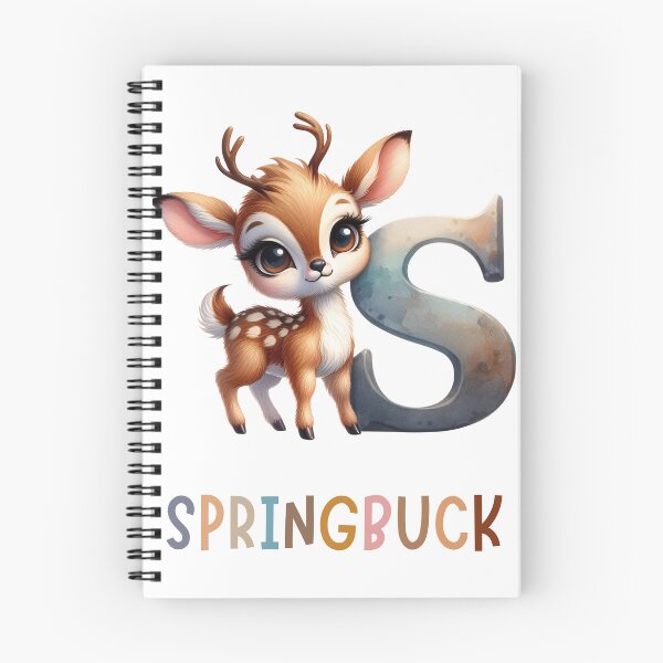 Item preview, Alphabet Animals – Letter S is for Springbuck Nursery Design designed and sold by Pet-DeLish.