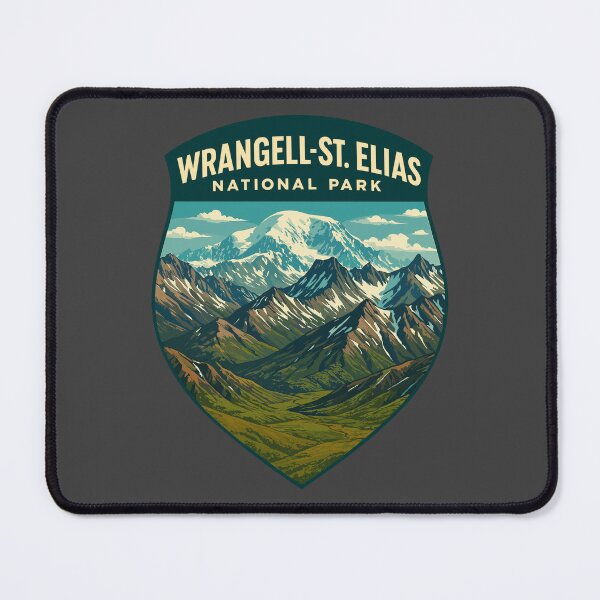 Item preview, Wrangell–St. Elias Alaska Mountain Sticker designed and sold by Ismeal Von.