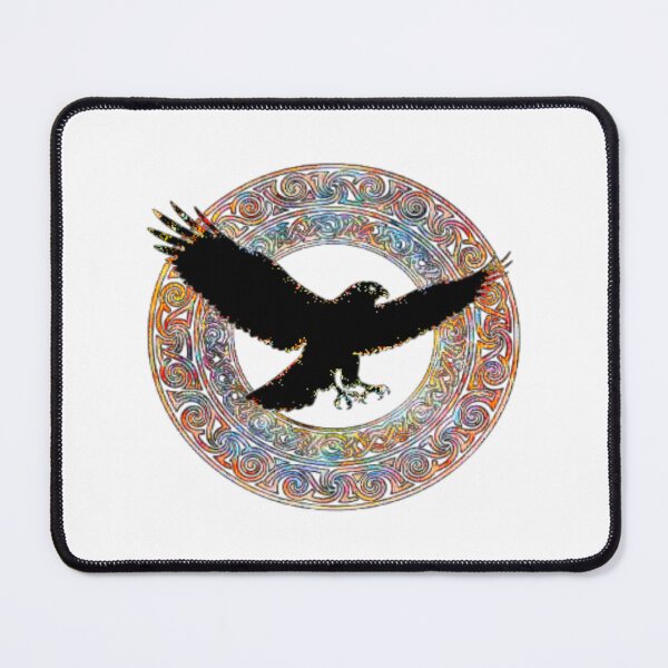 Item preview, Neon Celtic Eagle Emblem #1 designed and sold by creativerooney.