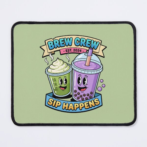 Item preview, Brew Crew: The Boba Besties designed and sold by AwesomeBeyondLimits.
