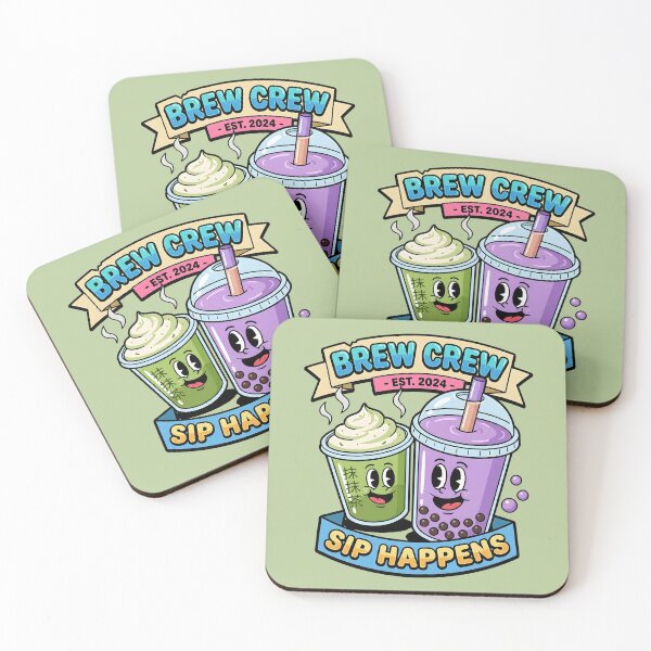 Item preview, Brew Crew: The Boba Besties designed and sold by AwesomeBeyondLimits.