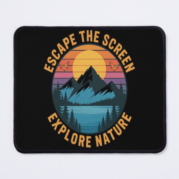 Item preview, Escape The Screens, Explore Nature Enjoy Outdoors designed and sold by brinbotty.