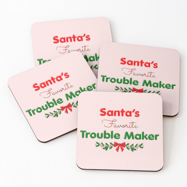 Item preview, Santa’s Favorite Trouble Maker Christmas Design designed and sold by Inkworksbyshery.