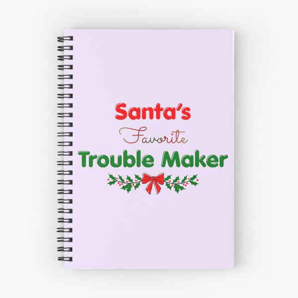 Item preview, Santa’s Favorite Trouble Maker Christmas Design designed and sold by Inkworksbyshery.