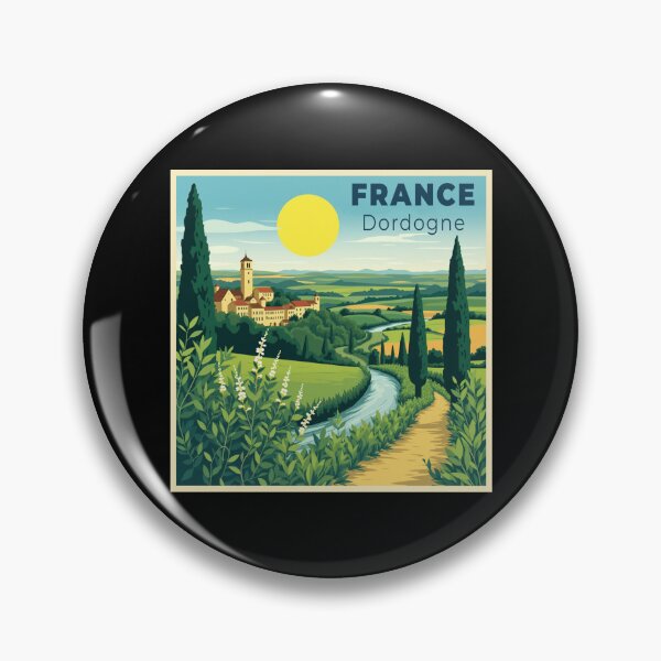 Item preview, A Nostalgic Classic Travel Poster – France Dordogne designed and sold by Blok45.