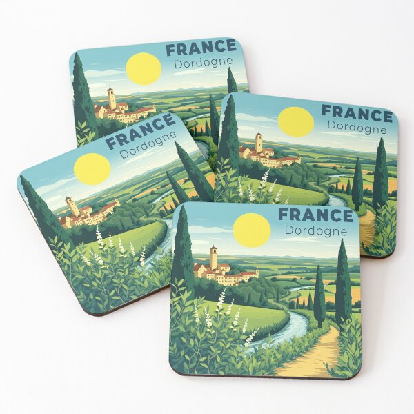 Item preview, A Nostalgic Classic Travel Poster – France Dordogne designed and sold by Blok45.