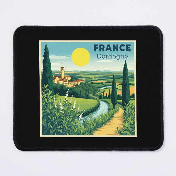 Item preview, A Nostalgic Classic Travel Poster – France Dordogne designed and sold by Blok45.