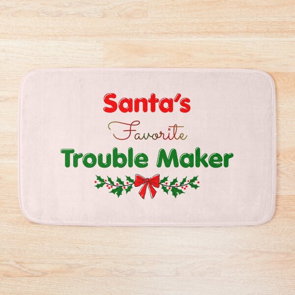 Item preview, Santa’s Favorite Trouble Maker Christmas Design designed and sold by Inkworksbyshery.