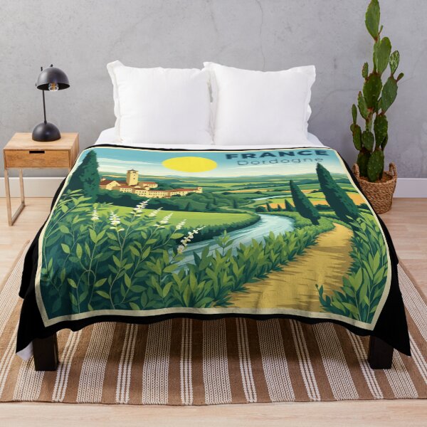 Item preview, A Nostalgic Classic Travel Poster – France Dordogne designed and sold by Blok45.